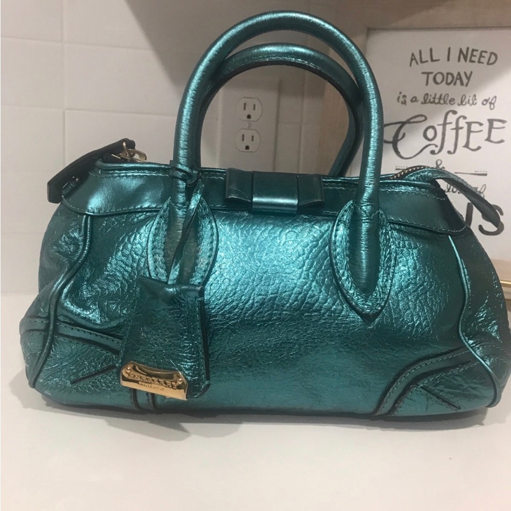 Burberry prorsum the Blaze bag in Turquoise blue